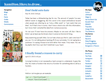 Tablet Screenshot of hamiltondraws.com